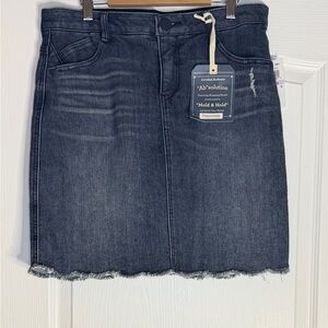 Democracy Women's Dark Denim Mini Skirt, Size 6